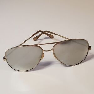 Vintage Sun-Ray Taiwan Mirror Aviator Sunglasses